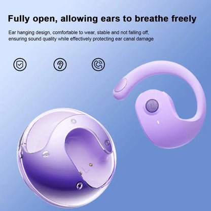 Wireless Earbuds Headphones Ear Mounted Wireless Ipx5 Waterproof BT 5.4 Earbuds