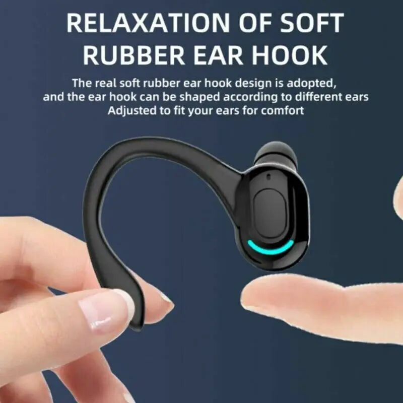 Bluetooth 5.1 Headset Wireless Earbuds Earphones Headphones Ear Hook