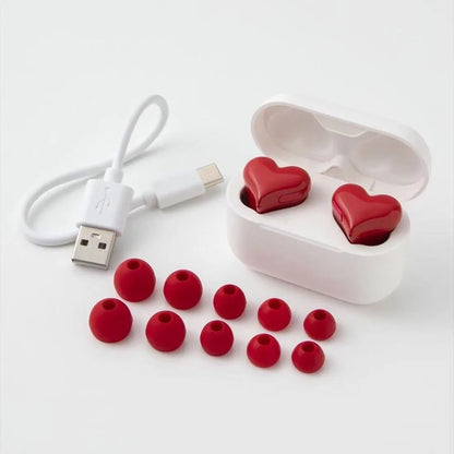 Bluetooth5.3 Wireless Headphones Heart Shaped Earphones woman Earphone