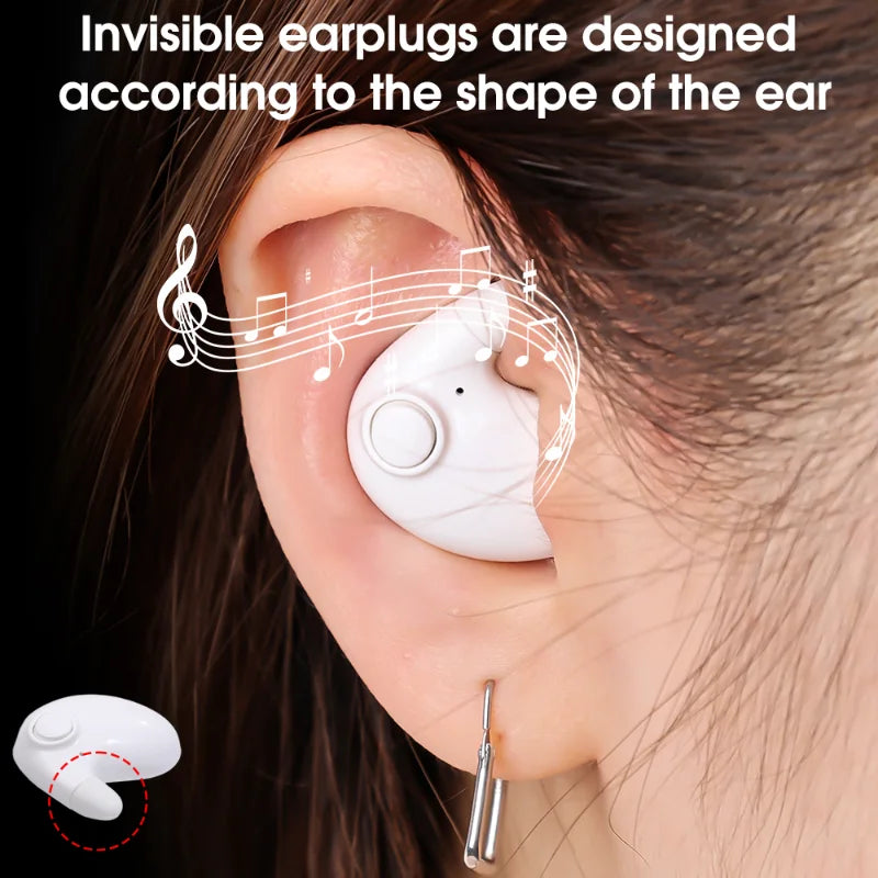 Invisible Sleep Wireless Earphone Bluetooth 5.3 Hidden Earbuds Waterproof Touch Control