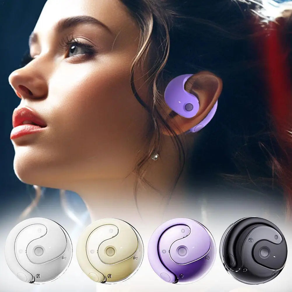 Wireless Earbuds Headphones Ear Mounted Wireless Ipx5 Waterproof BT 5.4 Earbuds