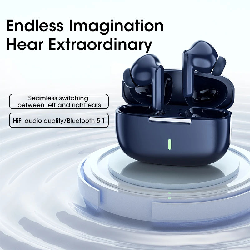 2023 Wireless Bluetooth Earphones Earbuds Wireless Headphones HiFi Headset Earbuds Sports ENC Smart Noise Reduction